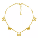 Mariposa Gold Anklet