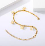 Mariposa Gold Anklet