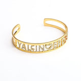 One and Only Name Bangle Bracelet