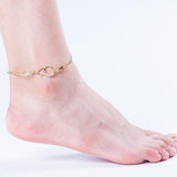 Twice The Love Anklet