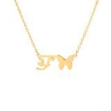 Mariposa Initial Necklace