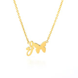 Mariposa Initial Necklace