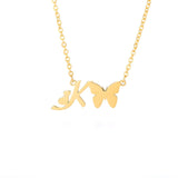 Mariposa Initial Necklace