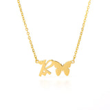 Mariposa Initial Necklace