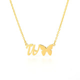 Mariposa Initial Necklace