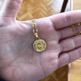 Initial Gold Letter Pendant Necklace