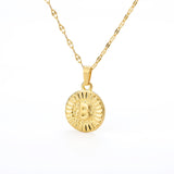 Initial Gold Letter Pendant Necklace