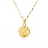 Initial Gold Letter Pendant Necklace