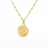 Initial Gold Letter Pendant Necklace