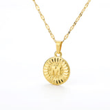 Initial Gold Letter Pendant Necklace