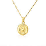 Initial Gold Letter Pendant Necklace