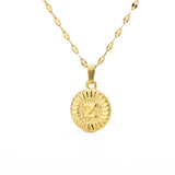 Initial Gold Letter Pendant Necklace