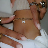 Princess Initial Anklets