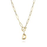 Initial Letter Clasp Necklace