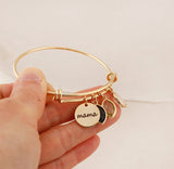 Your Favorite Custom Name Birthstone Bangle