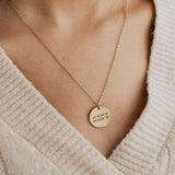 So Special Engraved Names Pendant Necklace