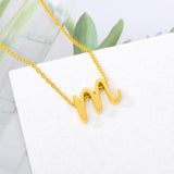 Tiny Initial Letter Necklaces