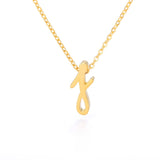 Tiny Initial Letter Necklaces