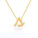 Tiny Initial Letter Necklaces