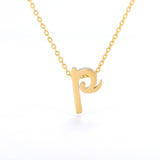 Tiny Initial Letter Necklaces