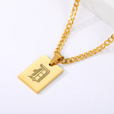 Initial Letter Pendant Necklace