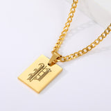 Initial Letter Pendant Necklace