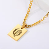 Initial Letter Pendant Necklace